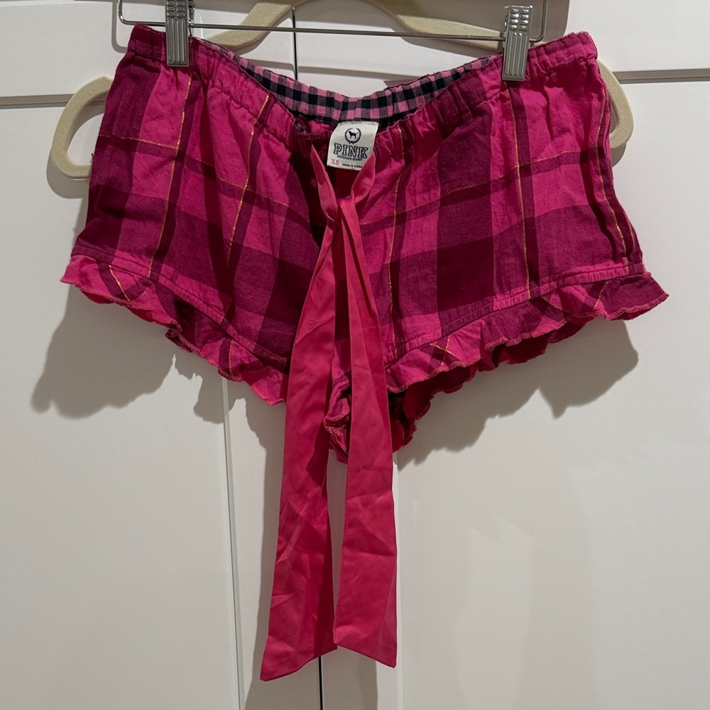 Victoria's Secret Pink Plaid Women's Sleep Shorts